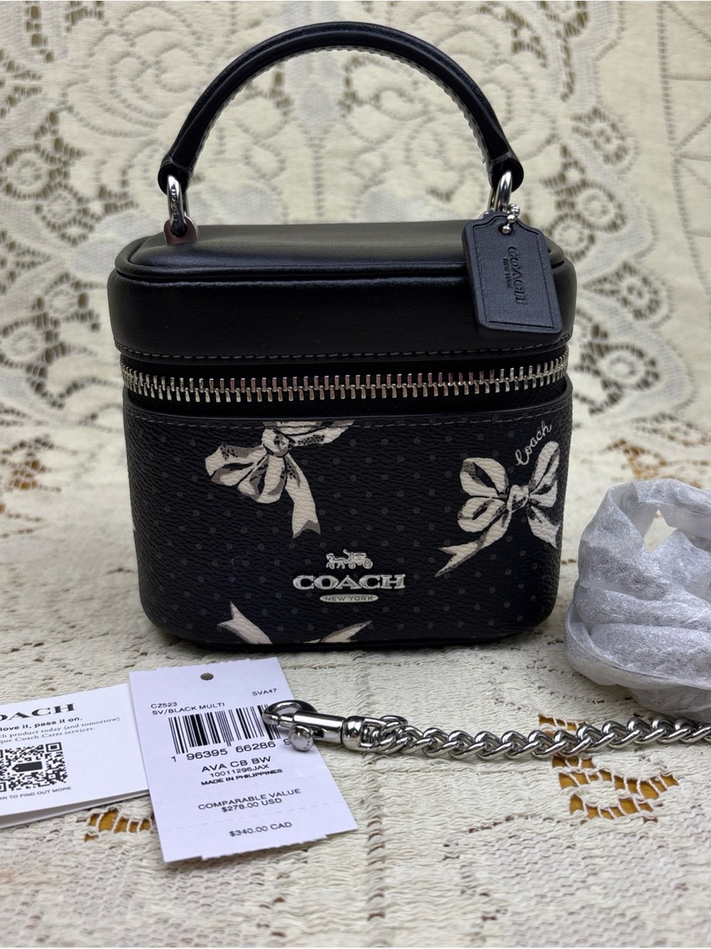 NWT Coach Ava Crossbody Bag With Bow Print CZ523/CY732